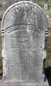 John HASKELL - Grave