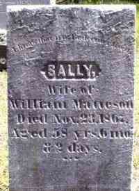 Sally (Sarah) HAVENS - Grave