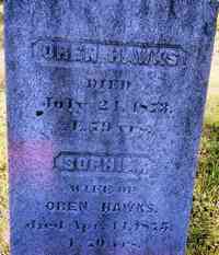 Oren HAWKS - Grave