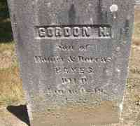 Gordon H. HAYES - Grave