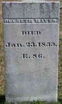 Seth HAYES - Grave