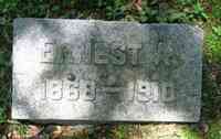 Ernest Augustus HAYN - Grave  Plot: Laurel Mound