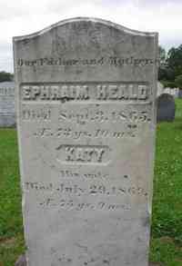 Ephraim HEALD - Grave