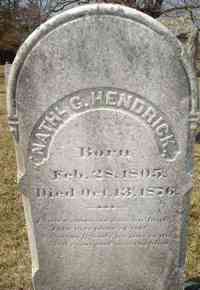 Nathaniel Greene HENDRICK - Grave