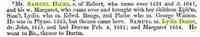 Samuel HICKS - Title	THE HISTORY OF CAPE COD: Author	FREDERICK FREEMAN Published	1862 Original from	the University of Michigan Digitized	Feb 17, 2006 Page 357