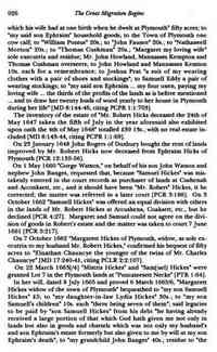 Robert HICKS - The Great Migration Begins: Immigrants to New England 1620-1633, Volumes I-III. (Online database: AmericanAncestors.org, New England Historic Genealog