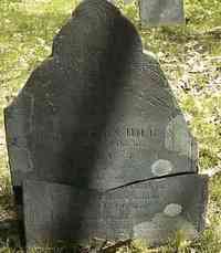 Elisha HILL - Grave Inscription: In memory of Capt Elisha Hill who departed this life June 1st 1764 in the 54th year of his age He left 14 children who all foll