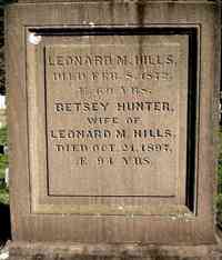 Leonard M. HILLS - Grave