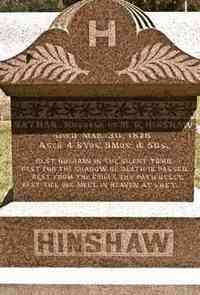 Nathan HINSHAW - Grave