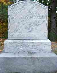 Samuel HODGDON - Grave Hodgdon, Samuel S, Section C, Lot 2, Feb 12, 1827- Oct 13, 1904 Hodgdon, Persis M, Section C, Lot 2, Wife of Samuel. Sept 17, 1827- Feb 1