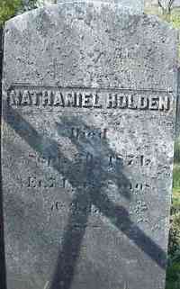 Nathaniel HOLDEN - Grave