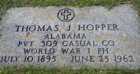Thomas Jackson HOPPER - Grave
