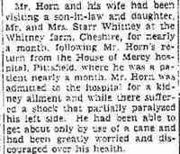 Walter Thomas HORN - 