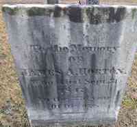 James A. HORTON - Grave