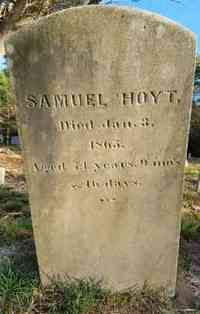 Samuel HOYT - Grave