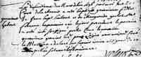 Geneviève HUBOUT (HUBOULT) (HOUBOU) - 1696 Baptism Lachenaie, QC, Canada