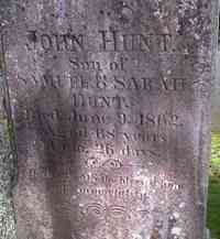 John HUNT - Grave