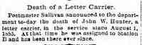 John Wallace HUNTER - The Brooklyn Daily Eagle Brooklyn, New York Thursday, May 23, 1895
