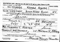 Claude Kenyon HUNTER - 