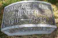 Margaret Ann HUNTER - Grave