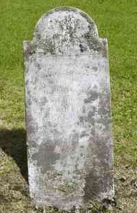 Mary HUNTINGTON - Grave  Inscription: Wife of Capt David Stone and daughter of Doc Samuel Huntington and his wife Bethiah. Died March 17th, 1809, in her 25th yr.