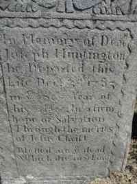 Joseph HUNTINGTON - Grave