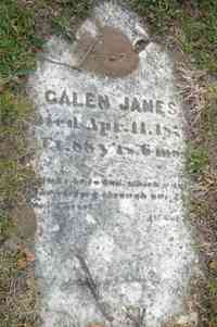 Galen JAMES - Grave