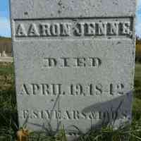 Aaron JENNE - Grave