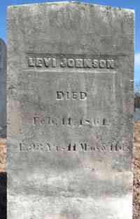 Levi JOHNSON - Grave