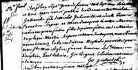 Catherine PARIS dite FORTIN - 1763 marriage