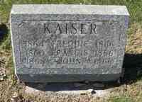 John KAISER - Bellevue Cemetery, Adams, Massachusetts