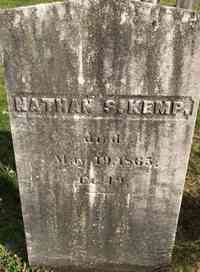 Nathan Snow KEMP - Grave