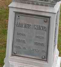 James KING - Grave