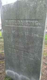 Matilda KING - Grave