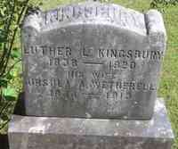 Luther Licortise KINGSBURY - Grave