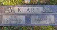 George Herman KLARE - Grave
