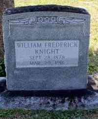 William Fredrick KNIGHT - Grave