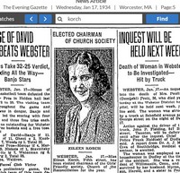 Eileen Dorothy (Or Dolores) KORCH - Elected Chariman of Church Society