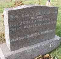 Carl Frederick KRUEGER - Grave in Corbin Cemetery, Dudley, MA