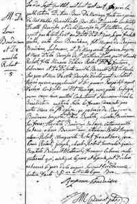 Louis BOUDRIAULT dit LABONTE - 1809 marriage