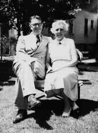 Alfred Adelard LACHAPELLE - Fred + Anna Lachapelle, early 1950s 