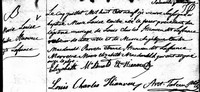 Marie-Louise-Emilie HIANVEU dite LAFRANCE - Baptism