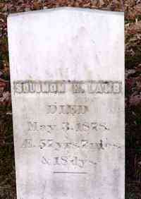 Solomon Haskell LAMB - Grave