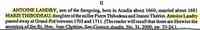 Antoine LANDRY - Title Acadian genealogy exchange, Volumes 28-31 Publisher J. Jehn, 1999 Original from the University of Wisconsin - Madison Digitized Feb 22, 2008