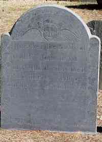 John LANE - Grave  Memento mori Here lies the Body of COLL. JOHN LANE of Bedford who died Sept. the 23th AD 1763 in the 72d year of his Age.  While I lye