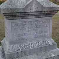 Benjamin Peckham LANGWORTHY - Grave