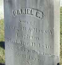 Daniel Edgar LAPHAM - Grave