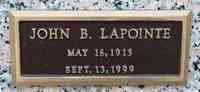 John Bourgarde LAPOINTE - Grave Thanks to Jane M Howard