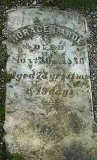 Horace LAROE - Grave