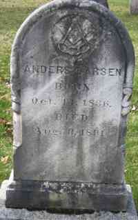 Anders LARSEN - Grave